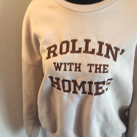 Rollin’ with the Homies Girls Top Crew Neck - Picture 4 of 4